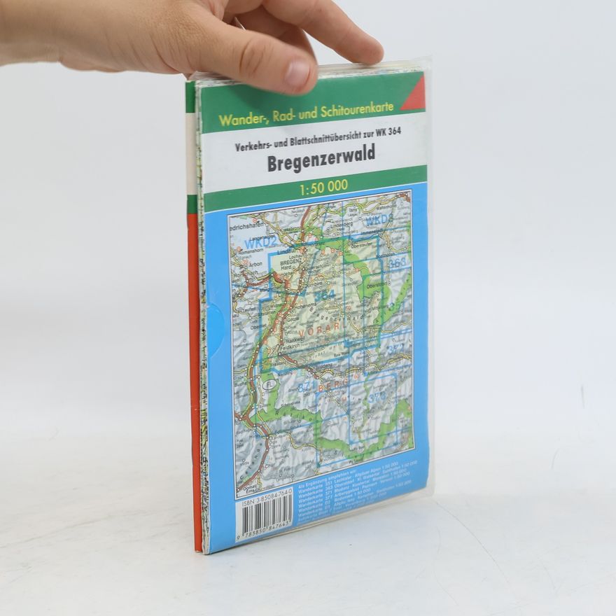 Freytag-Berndt u. Artaria Freytag & Berndt Wander-, Rad- und Freizeitkarte Bregenzerwald