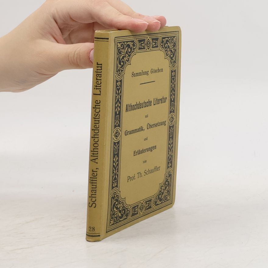 Autorenkollektiv Althochdeutsche Literatur