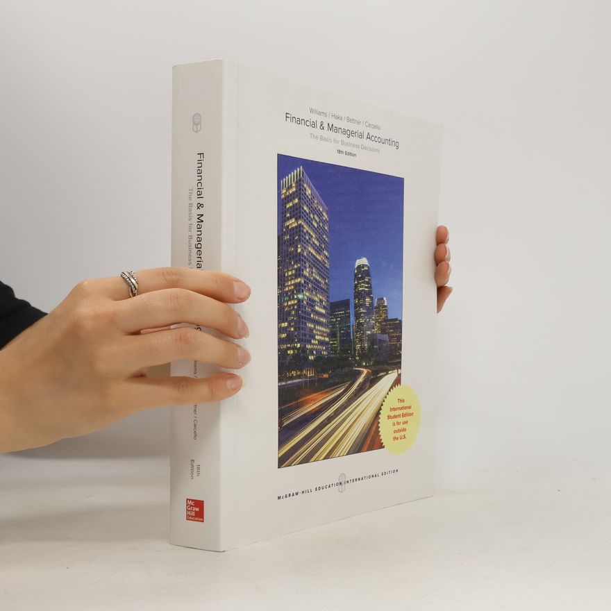 Jan R. Williams International Edition: Financial & Managerial Accounting - 18th Edition