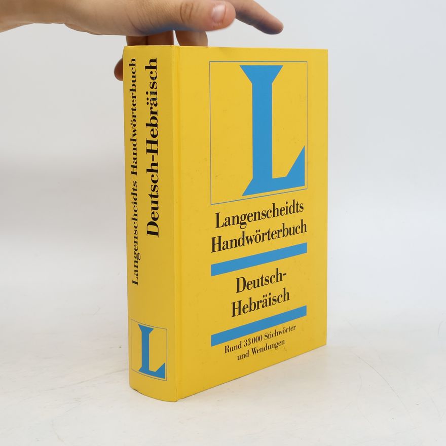 Yaʿaḳov Lavi Langenscheidts Handwörterbuch Deutsch-Hebräisch