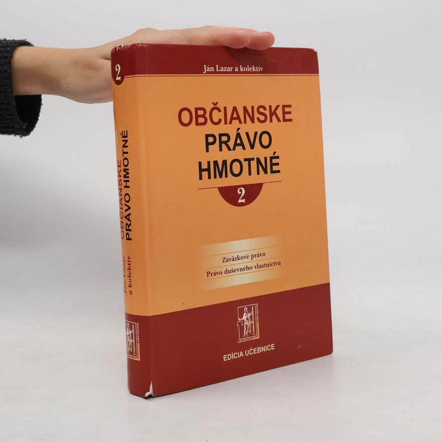 Ján Lazar Občianske právo hmotné 2