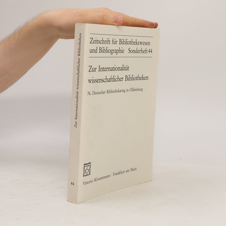 Kolektiv autorů Zeitschrift für Bibliothekswesen und Bibliographie - 44: Zur Internationalität wissenschaftlicher Bibliotheken