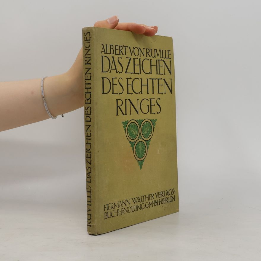 Albert von Ruville Das Zeichen des echten Ringes