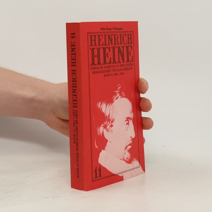 Heinrich Heine Heinrich Heine: Sämtliche Schriften Band 11