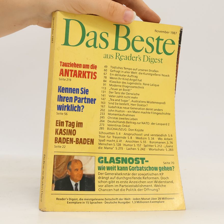 Autorenkollektiv Reader's Digest. Das Beste November 1987