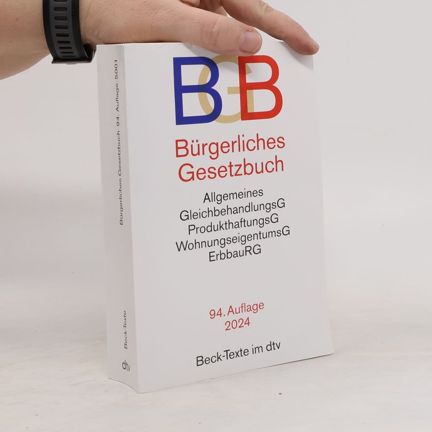 Helmut Köhler Bürgerliches Gesetzbuch
