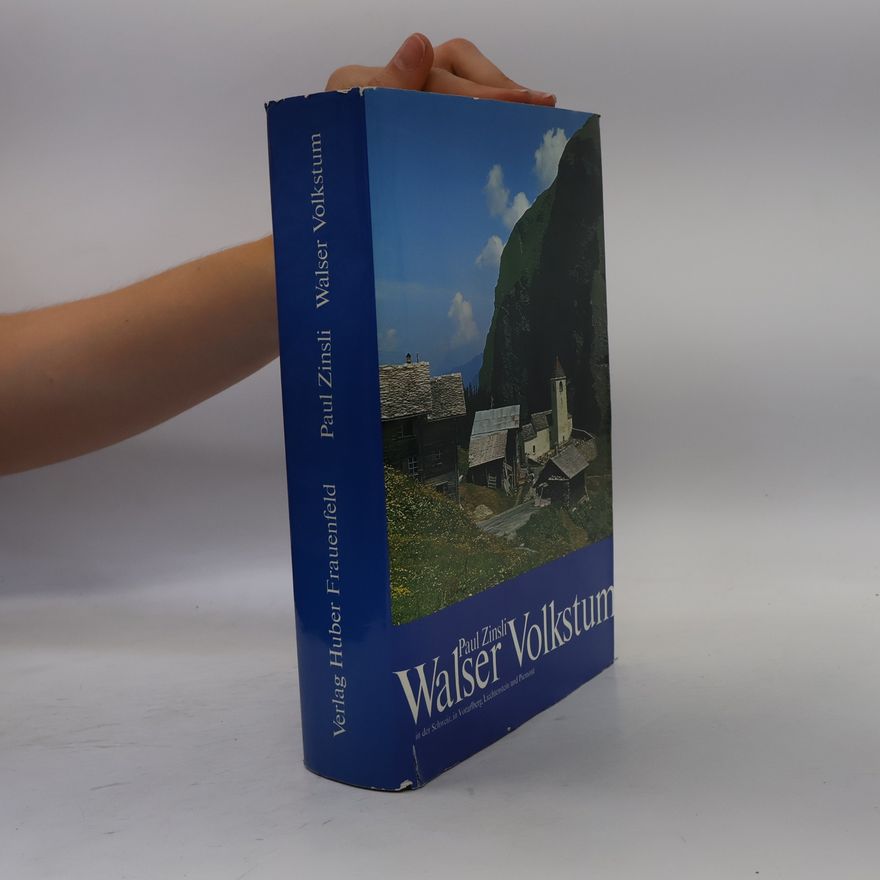 Paul Zinsli Walser Volkstum