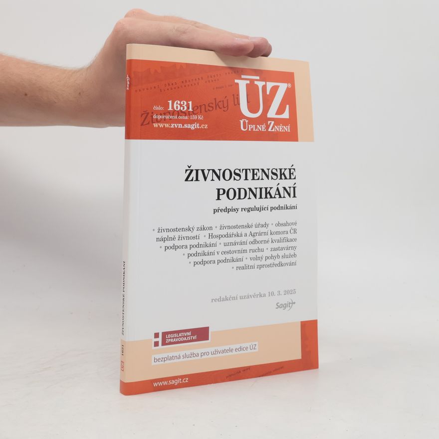 Kolektiv autorů Živnostenské podnikání 1631