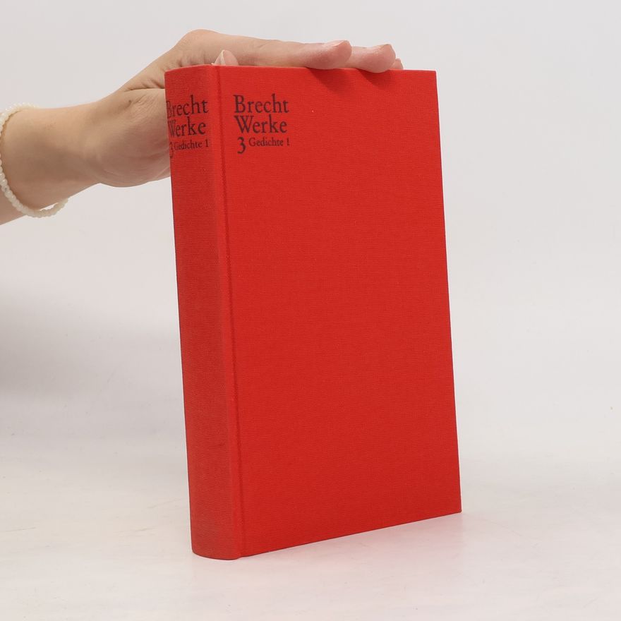 Various authors Brecht Werke 3 Gedichte 1