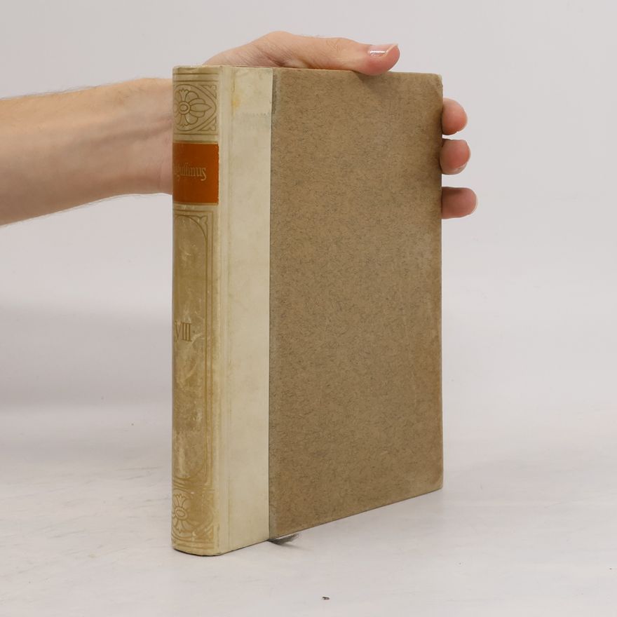 Augustinus Des Heiligen Kirchenvaters Aurelius Augustinus Ausgewählte Schriften aus dem Lateinischen Übersetzt VIII. Band
