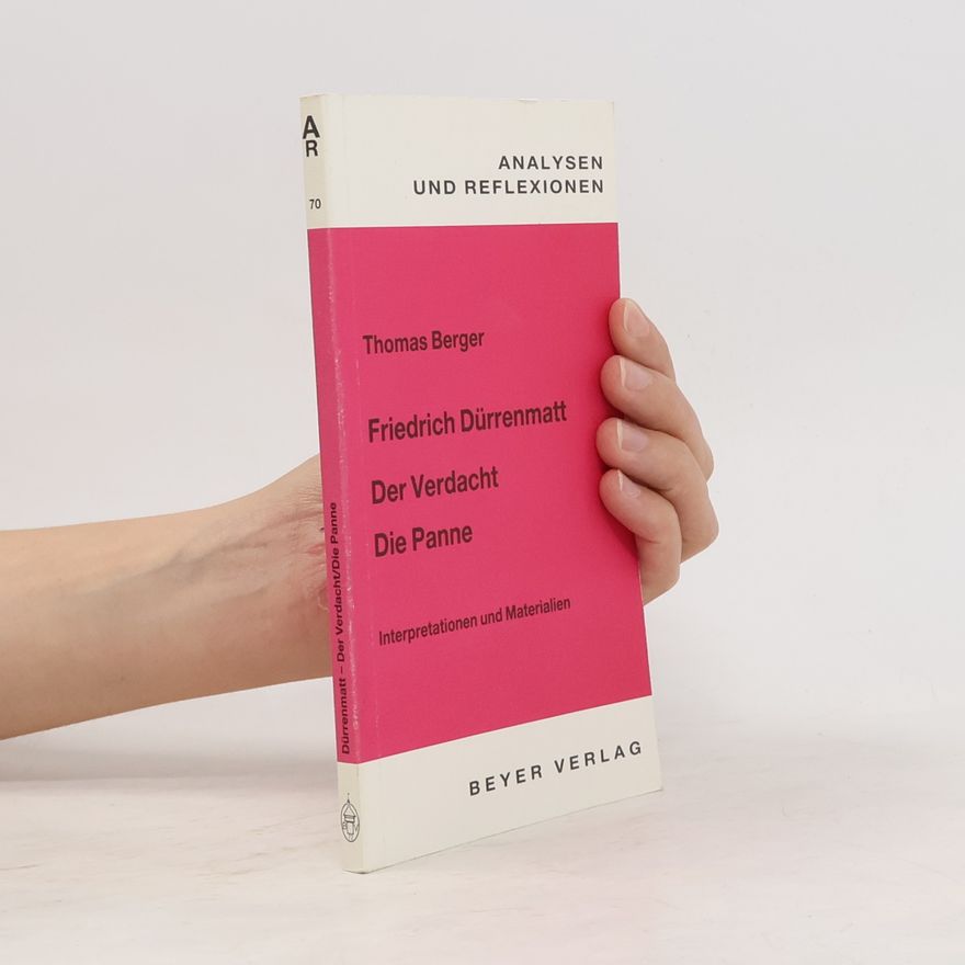 Peter Pfützner Friedrich Dürrenmatt, Der Verdacht, Die Panne