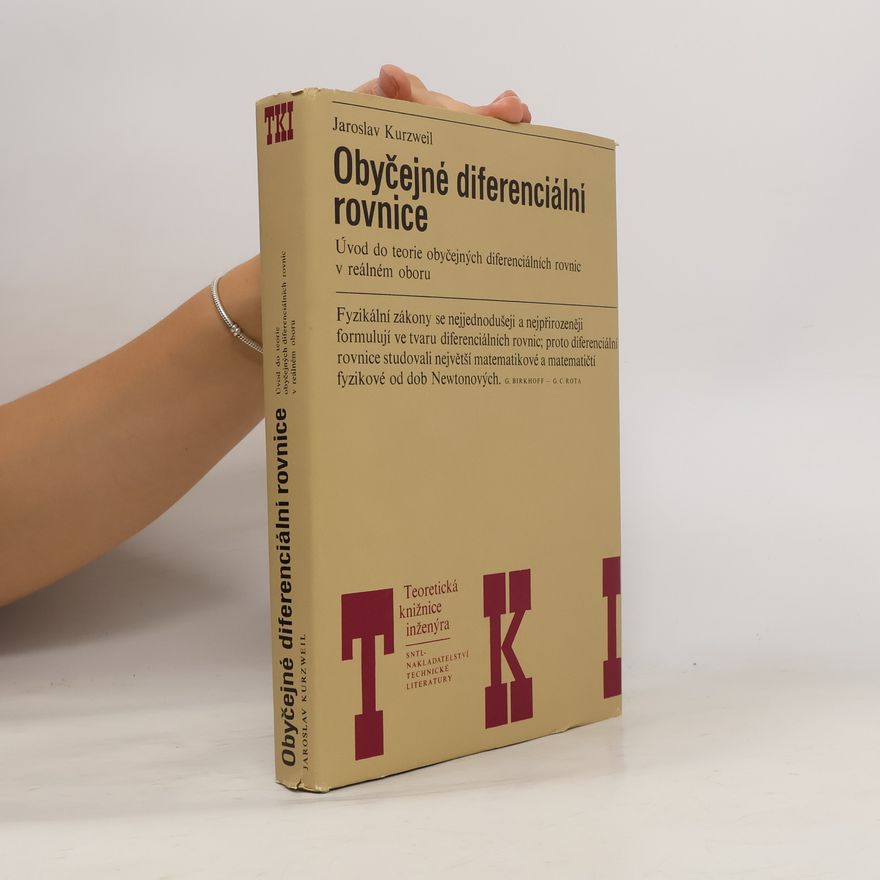 Jaroslav Kurzwail Obyčejné diferenciální rovnice