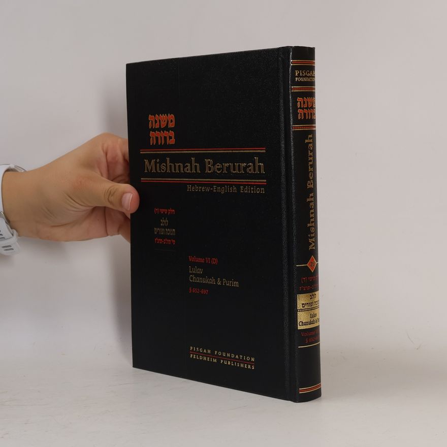 Various authors Mishnah Berurah / מִשְׁנָה בְּרוּרָה VI (D)