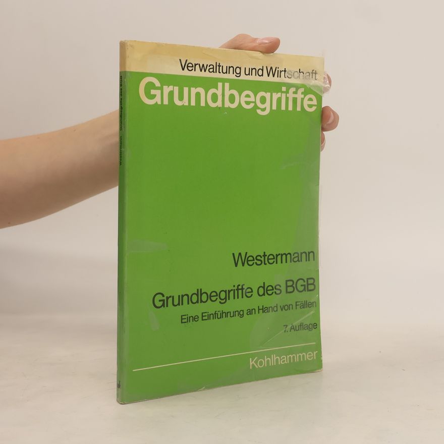 Autorenkollektiv Grundbegriffe des BGB - 7. Auflage