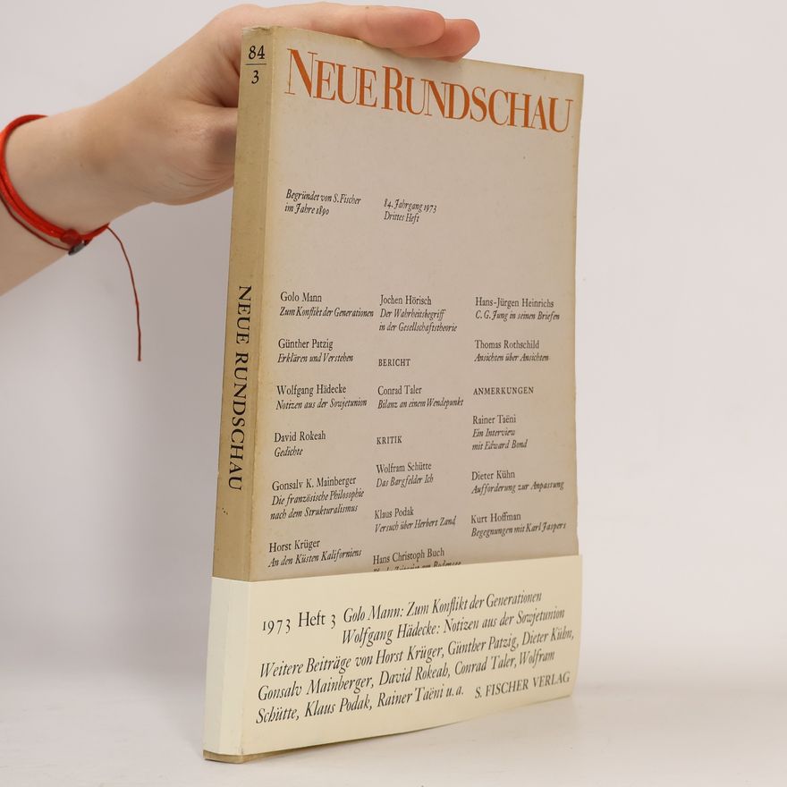 Autorenkollektiv Neue Rundschau 3/84