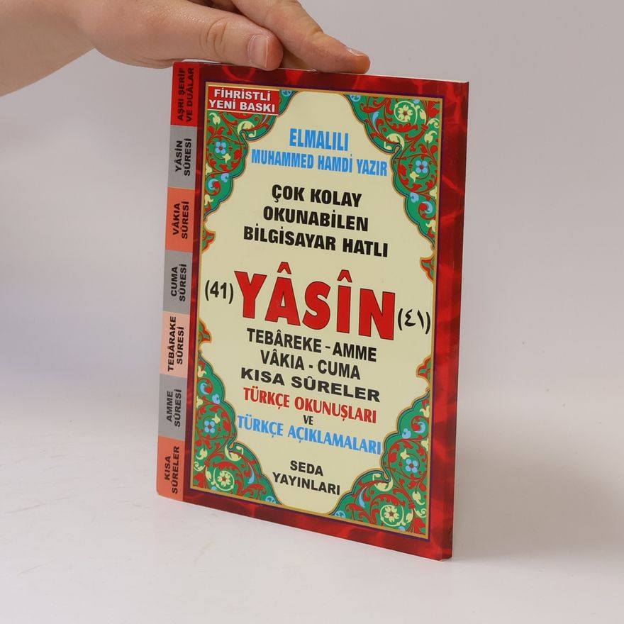Elmalili Muhammed Hamdi Yazir Yasin Tebareke Amme Turkce Okunus ve Meali - Fihristli yeni baskı