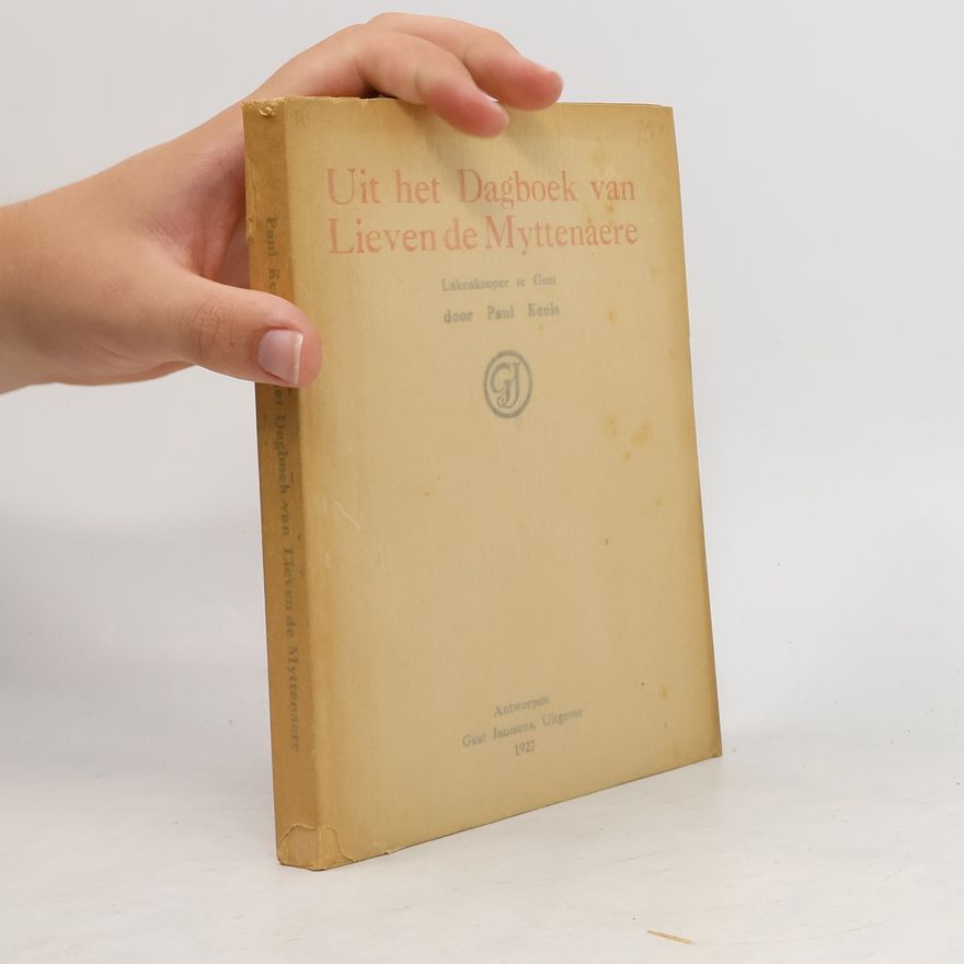 Paul Kenis  Uit het Dagboek van Lieven de Myttenaere