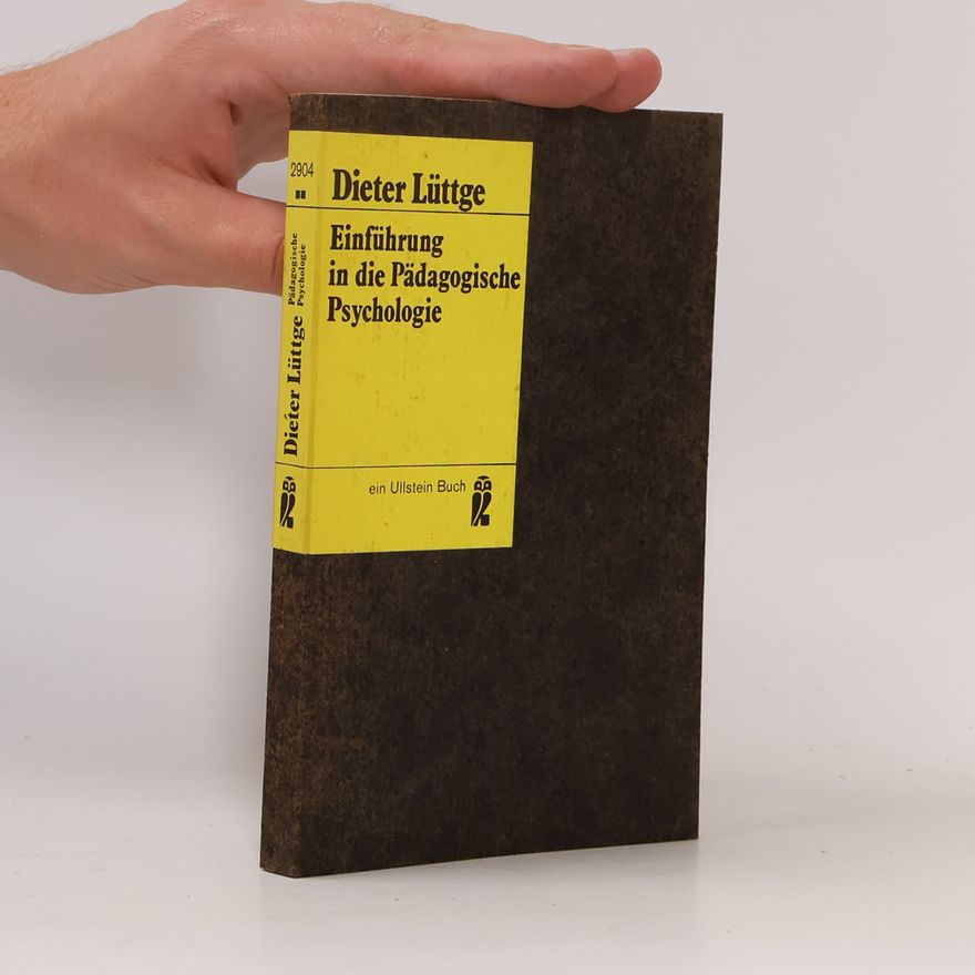 Dieter Lüttge Einführung in die pädagogische Psychologie