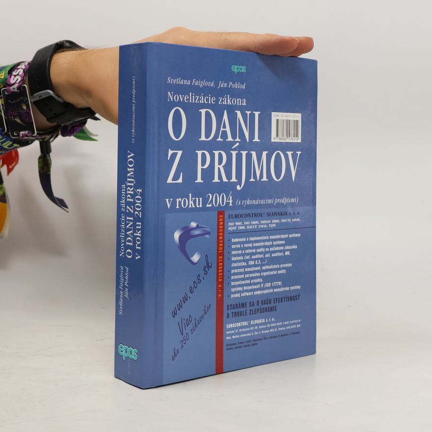 Ján Pohlad Novelizácie zákona o dani z príjmov v roku 2004 (s vykonávacími predpismi)
