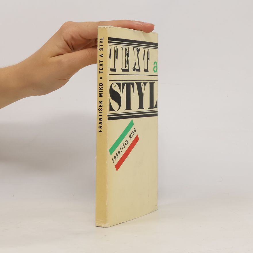 František Miko Text a štýl