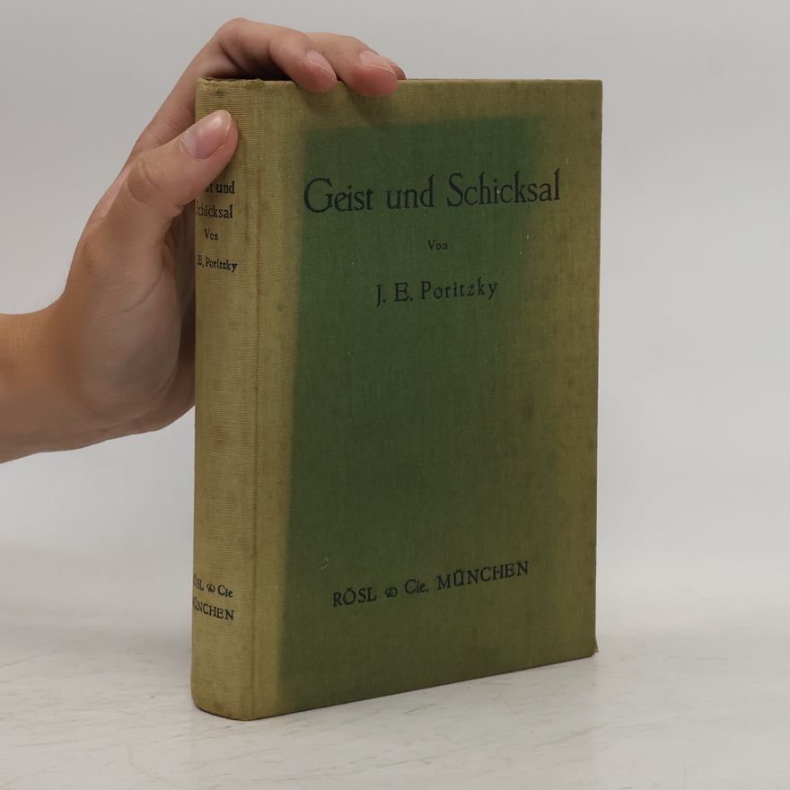 Jakob E. Poritzky Geist und Schicksal