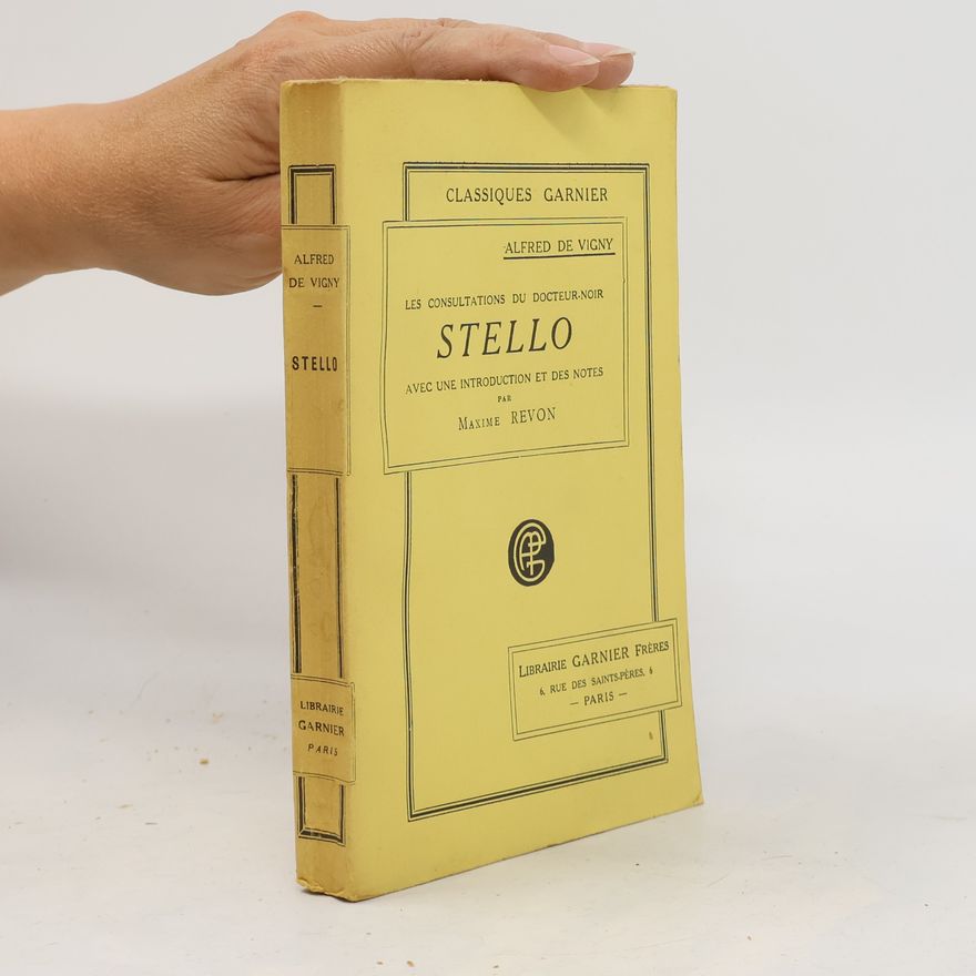 Alfred de Vigny Stello