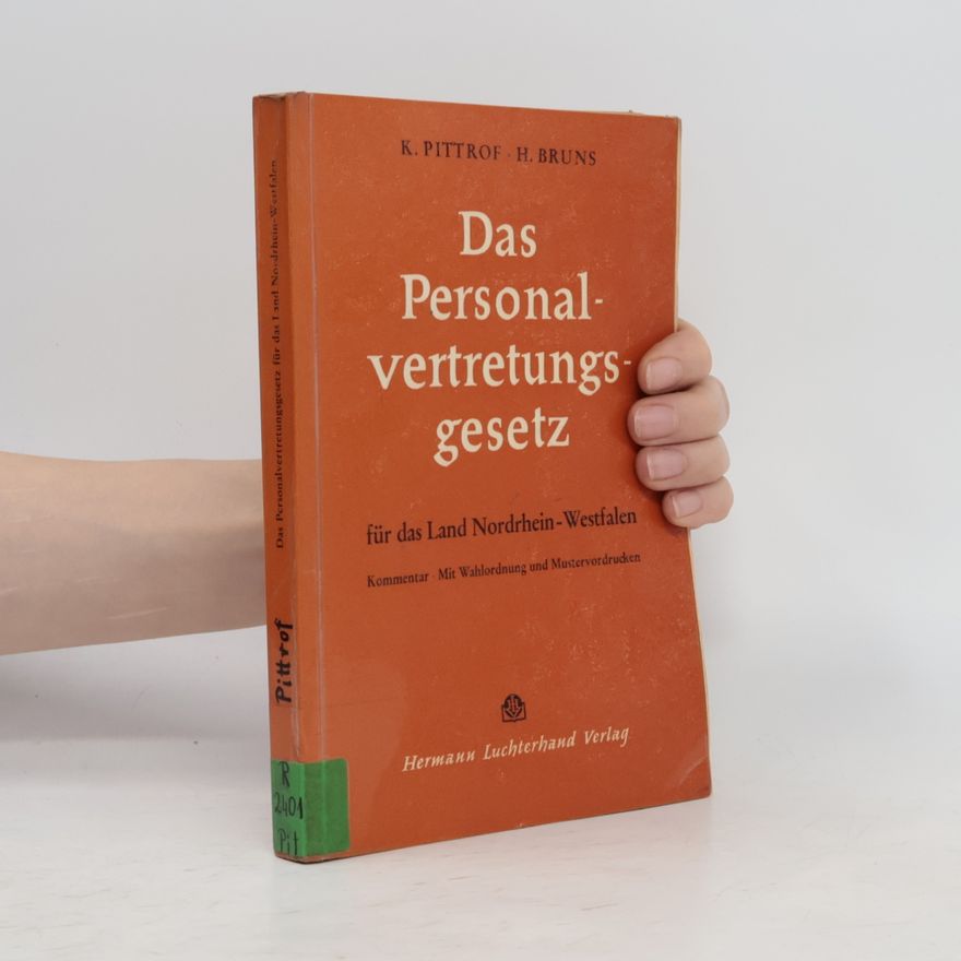 H. Bruns Das Personalvertretungsgesetz