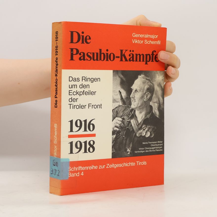 Viktor Schemfil Die Pasubio-Kämpfe