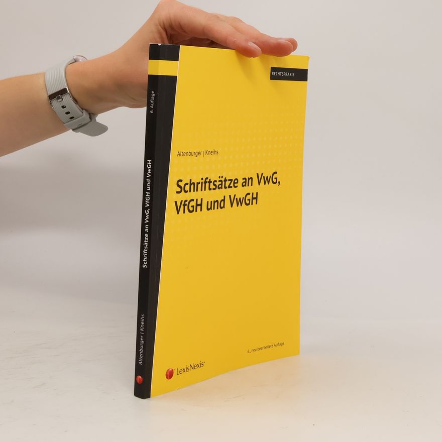 Dieter Altenburger Schriftsätze an VwG, VfGH und VwGH