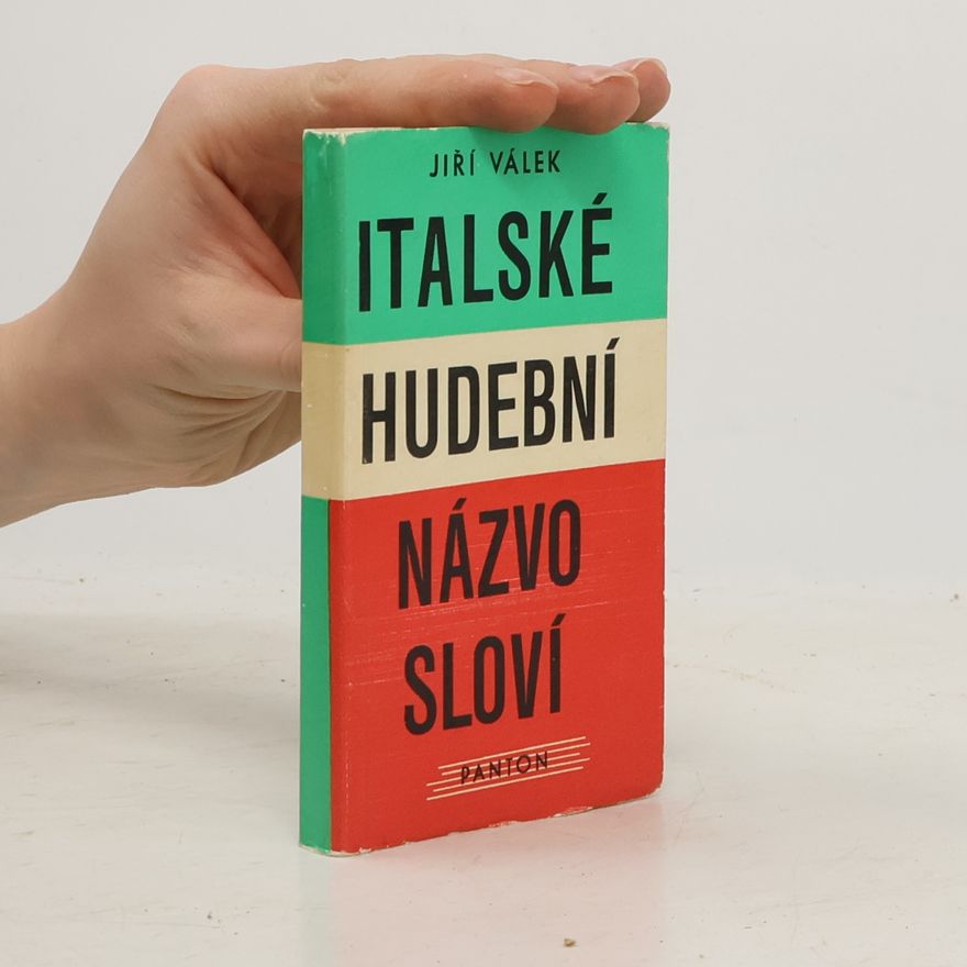 Jiří Válek Italské hudební názvosloví