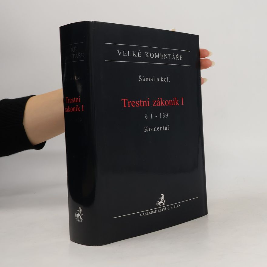 Pavel Šámal Trestní zákoník I