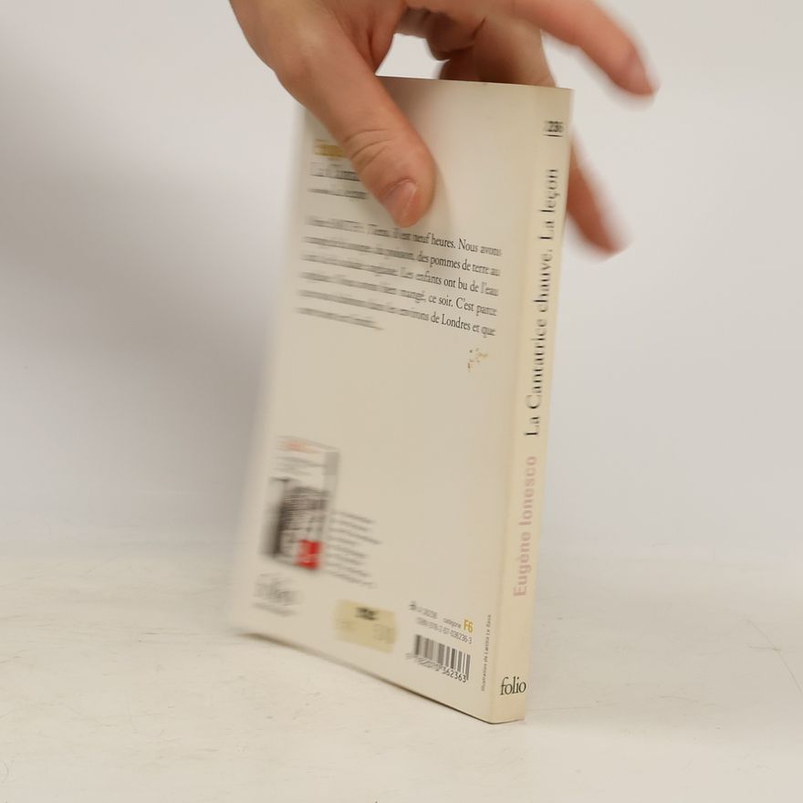 Eugène Ionesco La cantatrice chauve ; La lecon