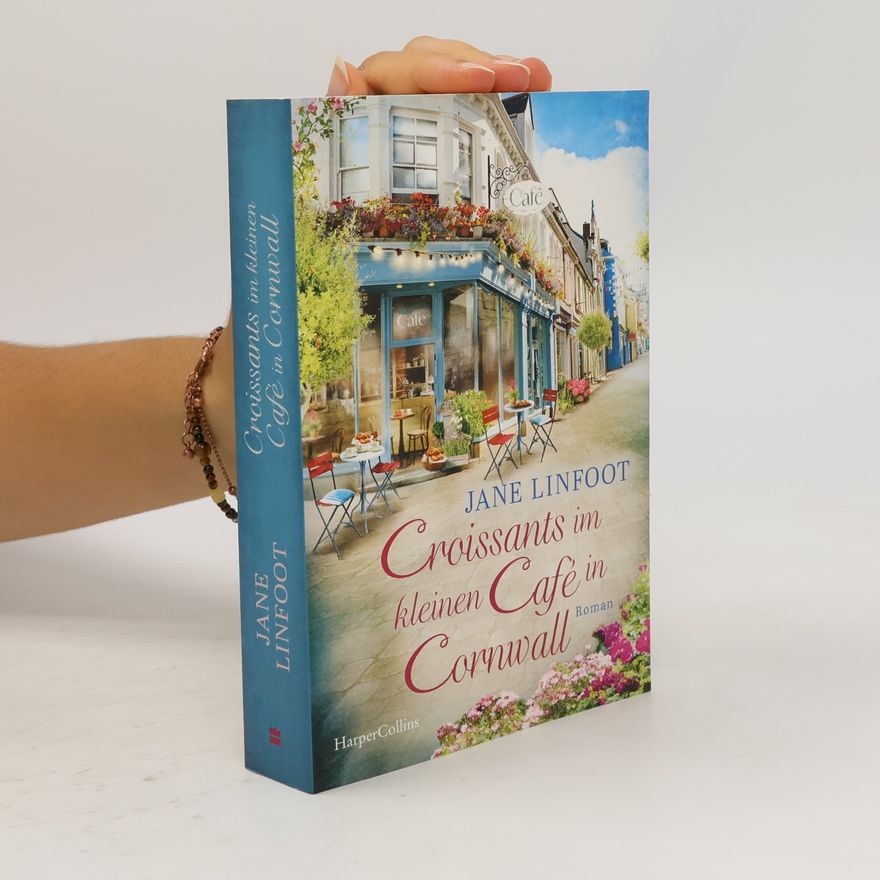Jane Linfoot Croissants im kleinen Café in Cornwall