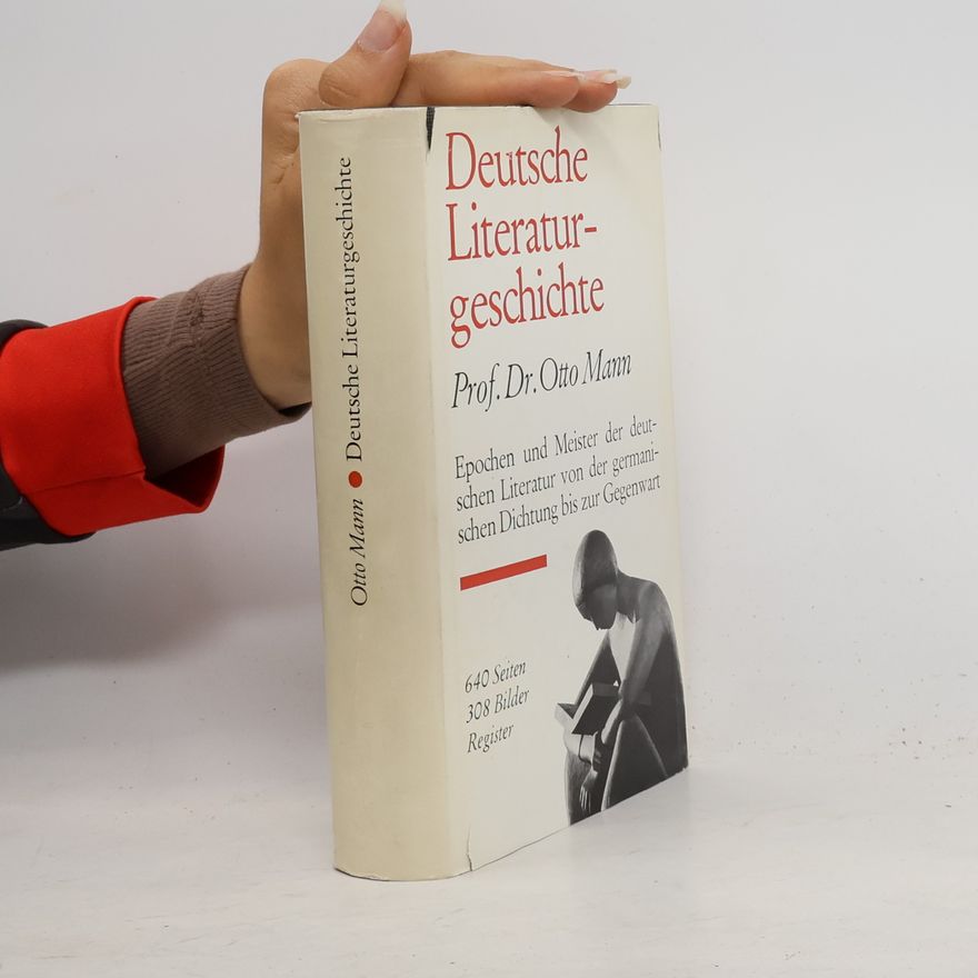Otto Mann Deutsche Literaturgeschichte