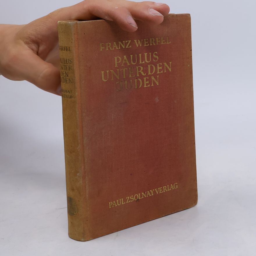 Franz Werfel Paulus unter den Juden