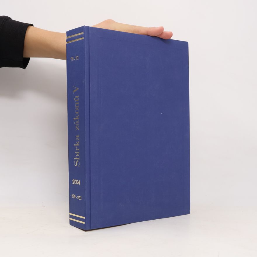 Autores varios Sbírka zákonů 5/2004