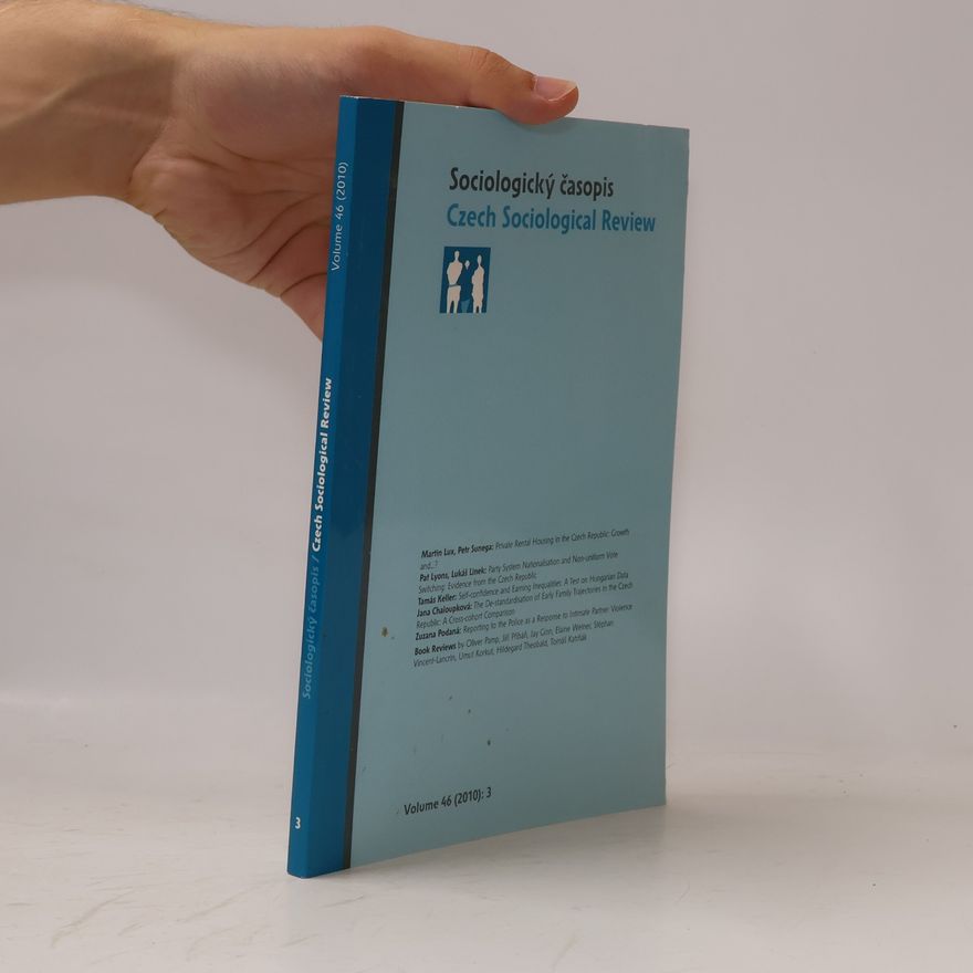 Autorenkollektiv Sociologický časopis. Czech Sociological Review Volume 46 (2010): 3