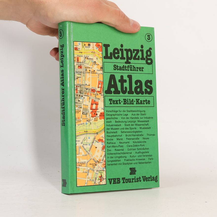 Walter Fellman Leipzig Stadtführer Atlas Text, Bild, Karte