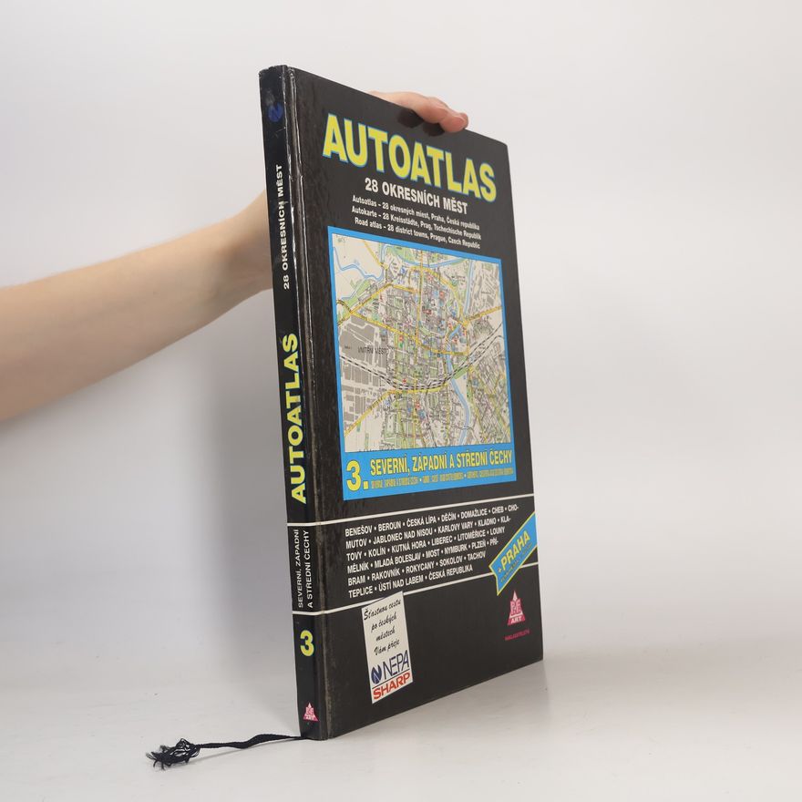 P. Kobza Autoatlas 28 okresních měst : + Praha plán města 1:18 500. 3. (díl), severní, západní a střední Čechy