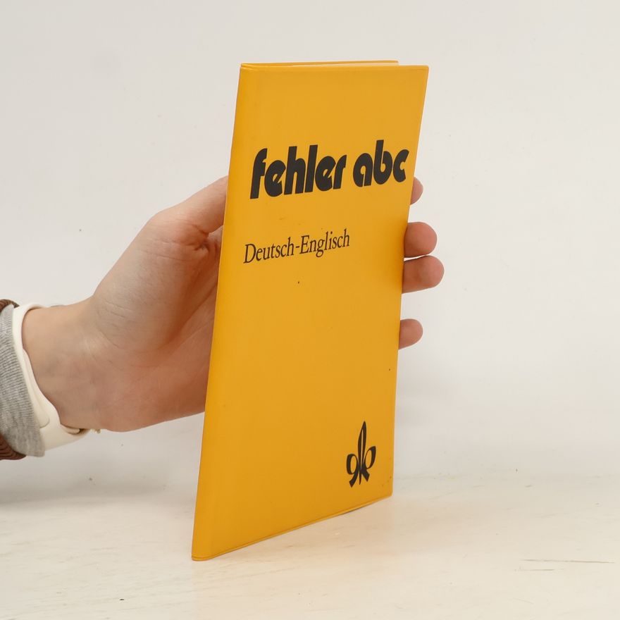 Heinz Gildhoff Fehler- ABC Deutsch- Englisch