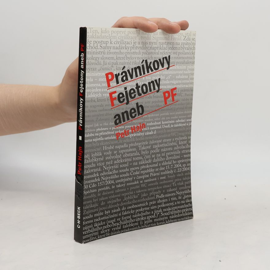Petr Hajn Právníkovy fejetony, aneb, PF