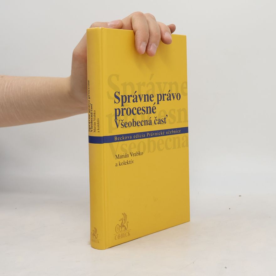 Marián Vrabko Správne právo procesné