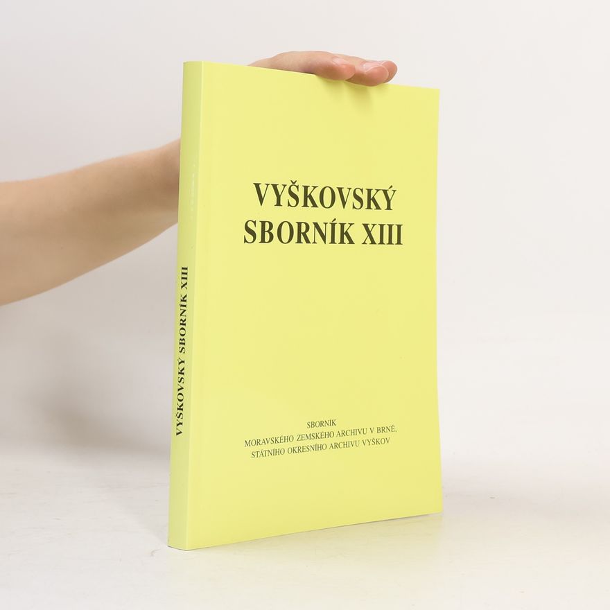 Karel Mlateček Vyškovský sborník XIII
