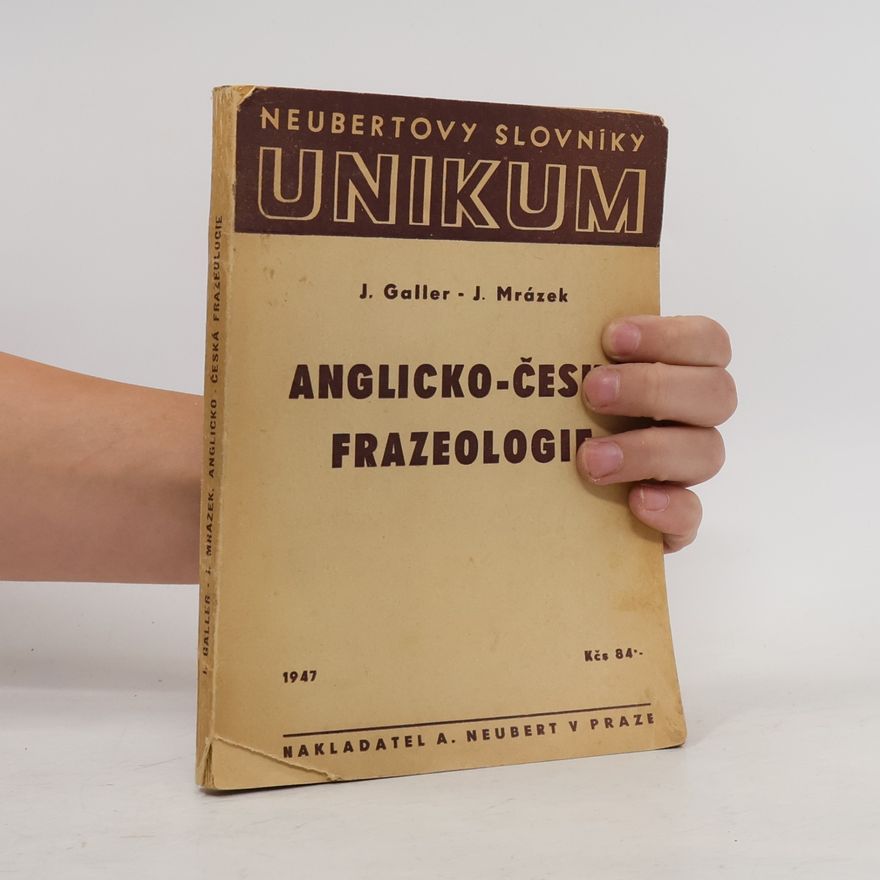 Jindřich Mrázek Anglicko-česká frazeologie