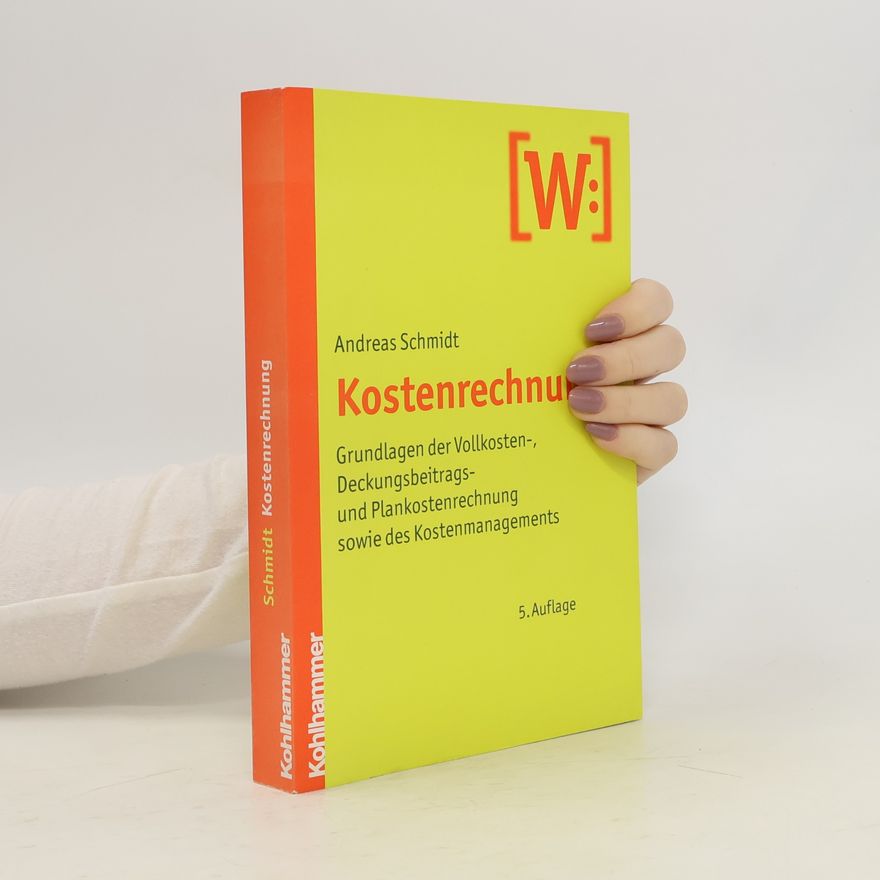 Michael-Andreas Schmidt Kostenrechnung