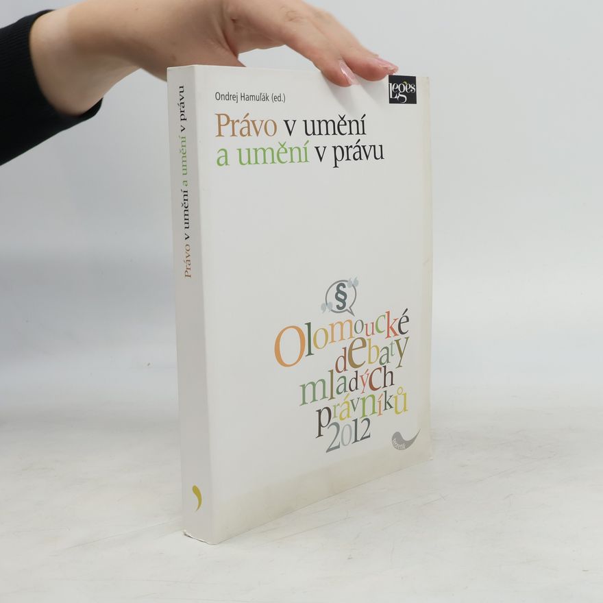 Ondrej Hamuľák Právo v umění a umění v právu