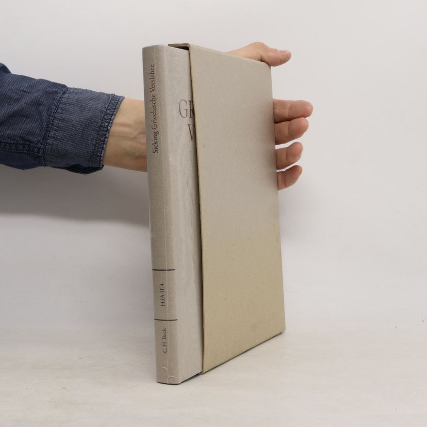 Christiaan M. J. Sicking Handbuch der Altertumswissenschaft - II.4: Griechische Verslehre