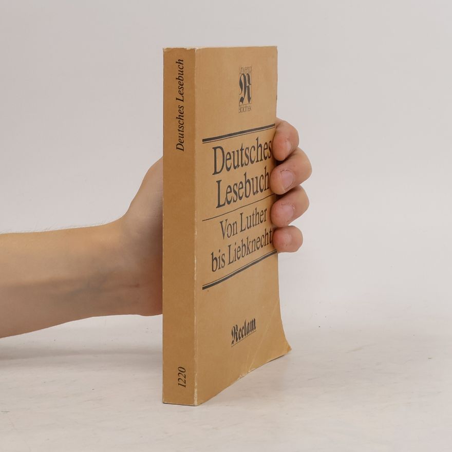 Stephan Hermlin Deutsches Lesebuch. Von Luther bis Liebknecht