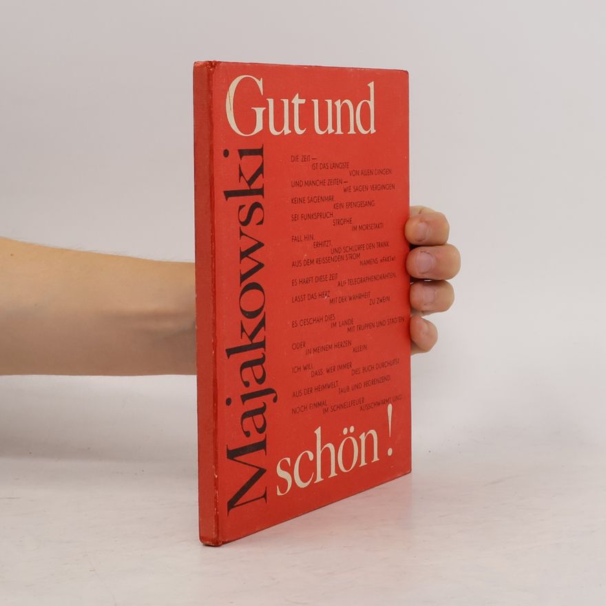 Wladimir Wladimirowitsch Majakowski Gut und Schön