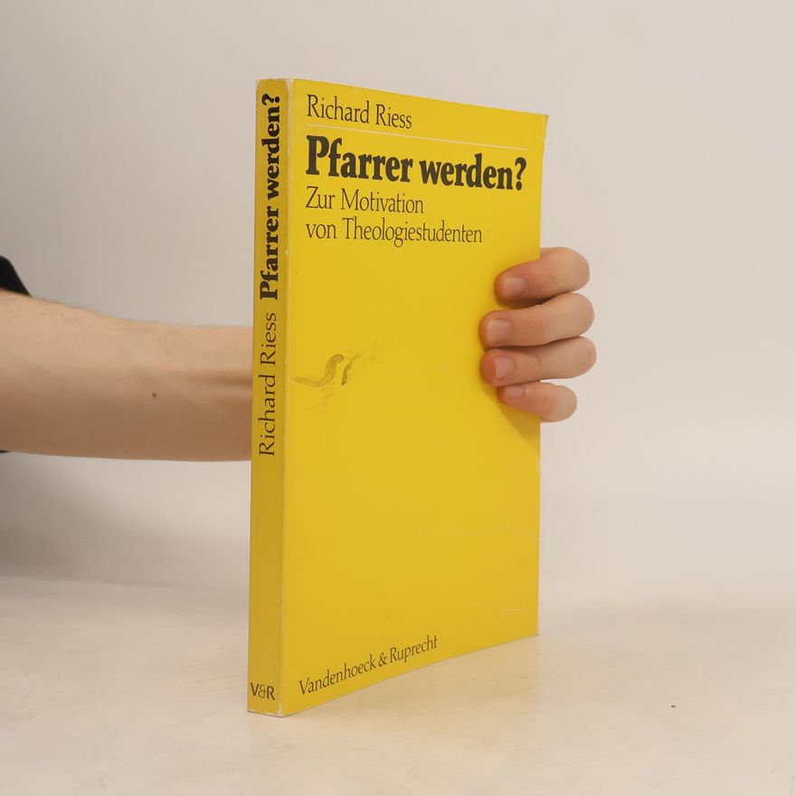 Richard Riess Pfarrer werden?